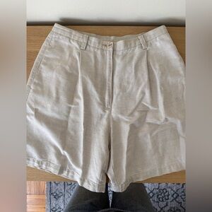 Vintage Liz Claiborne Sport Linen Shorts